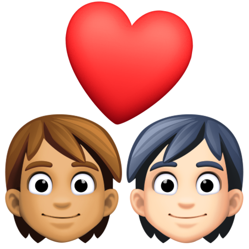 Casal Apaixonado: Pessoa, Pessoa, Pele Morena, Pele Clara para Facebook 16.0