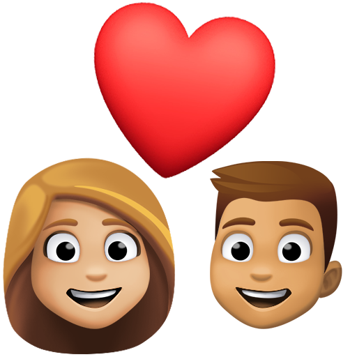 Casal Apaixonado: Mulher, Homem, Pele Morena Clara, Pele Morena para Facebook 16.0