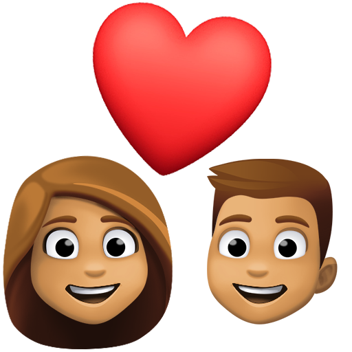 Casal Apaixonado: Mulher, Homem, Pele Morena para Facebook 16.0