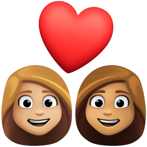 Casal Apaixonado: Mulher, Mulher, Pele Morena Clara, Pele Morena para Facebook 16.0