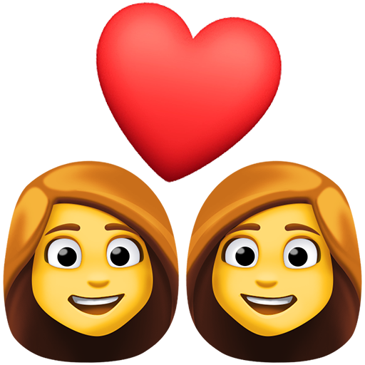 Закохана пара: жінка жінка для Facebook 16.0