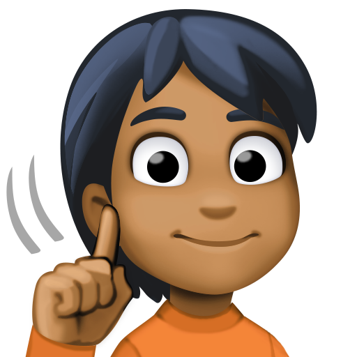 Pessoa Surda: Pele Morena Escura para Facebook 16.0