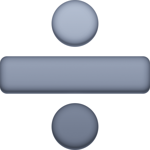 Знак ділення для Facebook 16.0