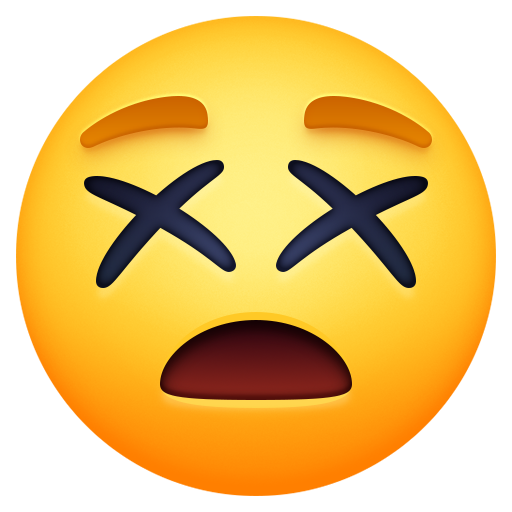 Face with Crossed-Out Eyes for Facebook 16.0