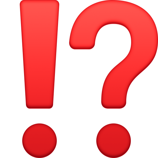 Exclamation Question Mark for Facebook 16.0