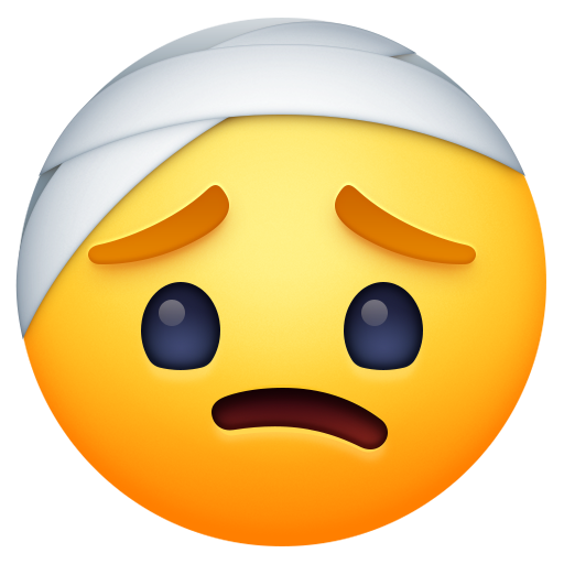 Rosto Com Atadura Na Cabeça para Facebook 16.0