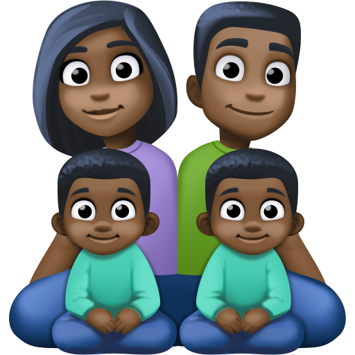 <p>परिवार - पुरुष: गहरे रंग का त्वचा टोन, महिला: गहरे रंग का त्वचा टोन, लड़का: गहरे रंग का त्वचा टोन, लड़का: गहरे रंग का त्वचा टोन</p> Facebook 16.0 के लिए