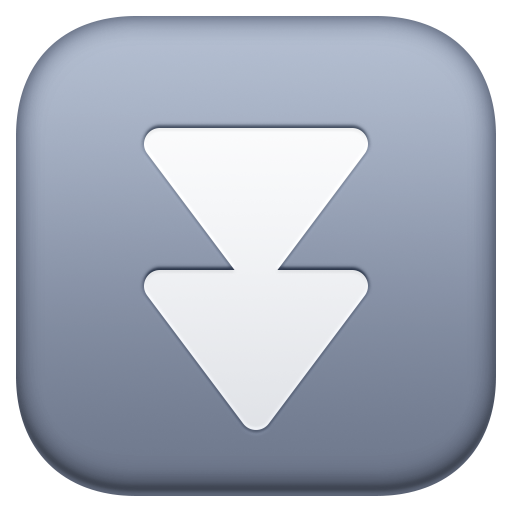 Два трикутника вістрям вниз для Facebook 16.0