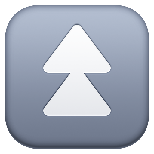 Два трикутника вістрям вгору для Facebook 16.0