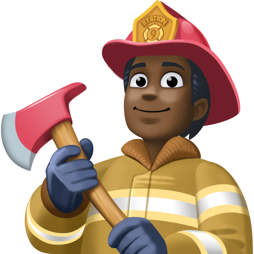 Bombeiro: Pele Escura para Facebook 16.0