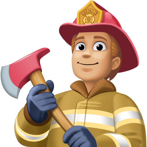 Bombeiro: Pele Morena Clara para Facebook 16.0