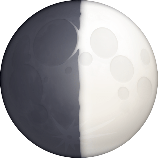 First Quarter Moon for Facebook 16.0