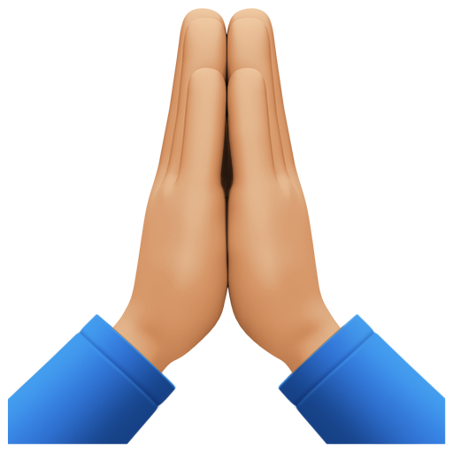 Mãos Juntas: Pele Morena Clara para Facebook 16.0