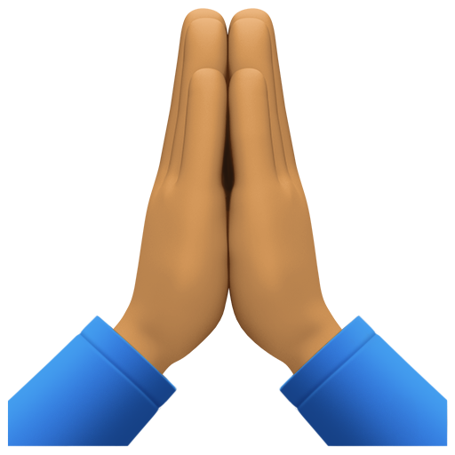 Складені руки: середній тон шкіри для Facebook 16.0