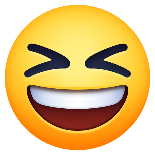 Grinning Squinting Face for Facebook 16.0