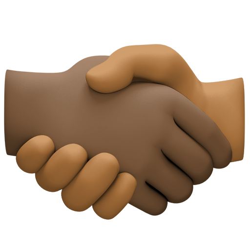 Aperto De Mãos: Pele Escura, Pele Morena Escura para Facebook 16.0