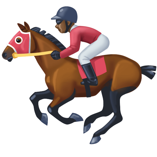 Corrida De Cavalos: Pele Escura para Facebook 16.0