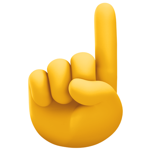 Index Pointing Up for Facebook 16.0