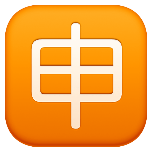 Botão Japonês De “Aplicação” para Facebook 16.0