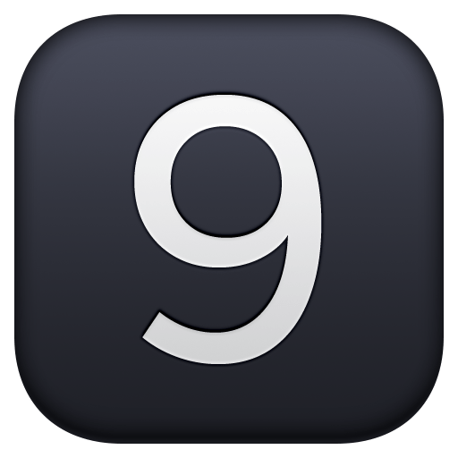 Keycap Digit Nine para Facebook 16.0