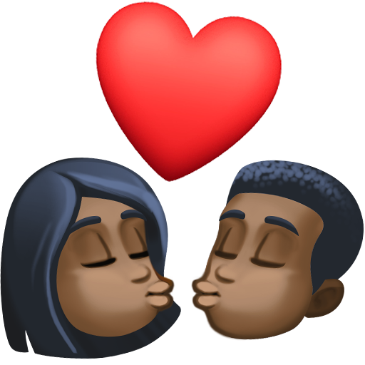 Beijo: Pele Escura para Facebook 16.0