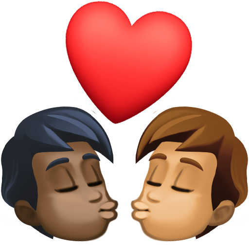 Beijo: Pessoa, Pessoa, Pele Escura, Pele Morena para Facebook 16.0