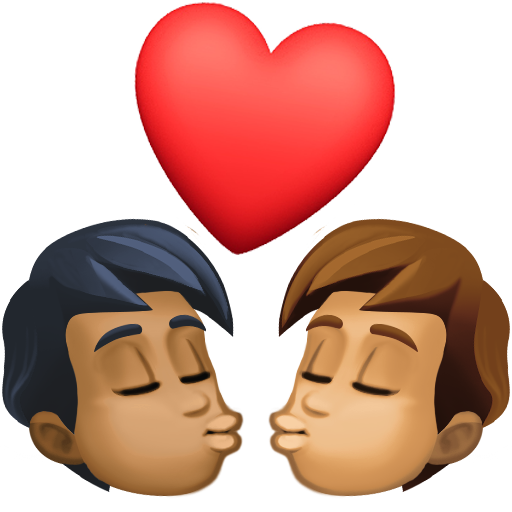 Beijo: Pessoa, Pessoa, Pele Morena Escura, Pele Morena para Facebook 16.0