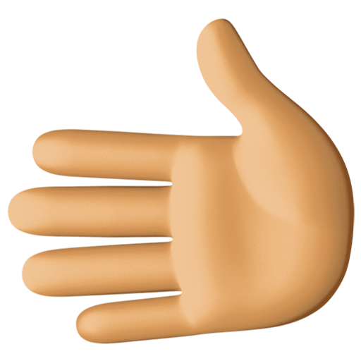 Рука вліво: середній тон шкіри для Facebook 16.0