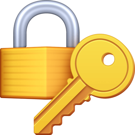 Gembok terkunci dengan kunci untuk Facebook 16.0