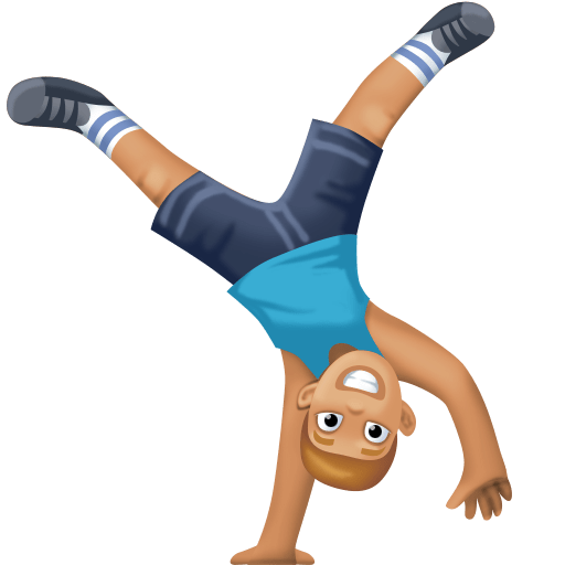 Homem Fazendo Estrela: Pele Morena Clara para Facebook 16.0