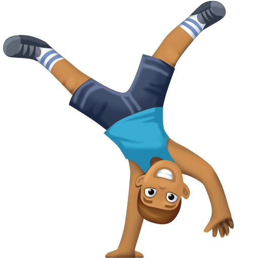 Homem Fazendo Estrela: Pele Morena para Facebook 16.0