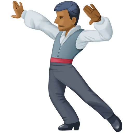 Homem Dançando: Pele Morena Escura para Facebook 16.0