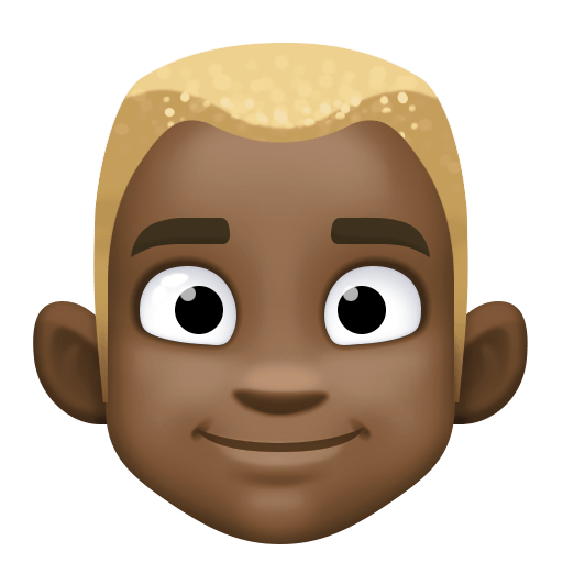 Homem: Cabelo Loiro: Pele Escura para Facebook 16.0