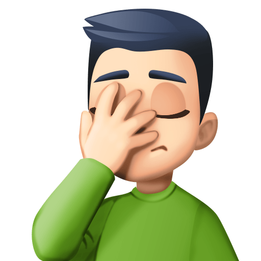 Homem Decepcionado: Pele Clara para Facebook 16.0