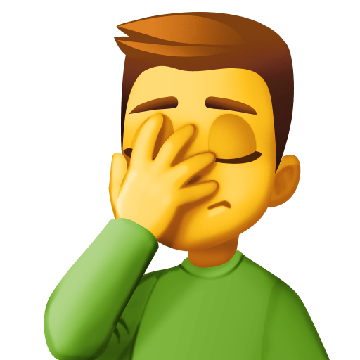 Homem Decepcionado para Facebook 16.0