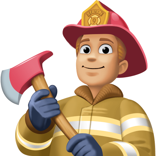 Bombeiro Homem: Pele Morena Clara para Facebook 16.0