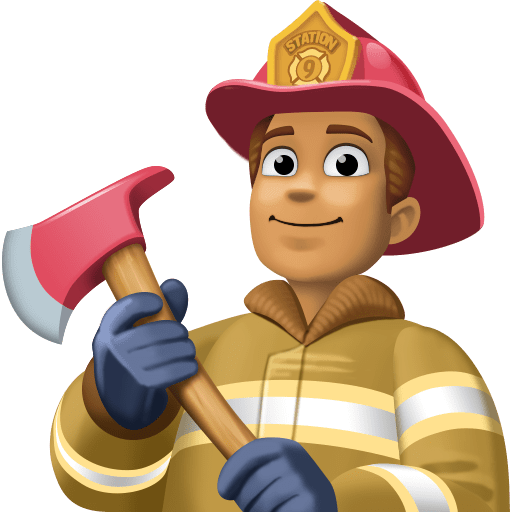 Bombeiro Homem: Pele Morena para Facebook 16.0