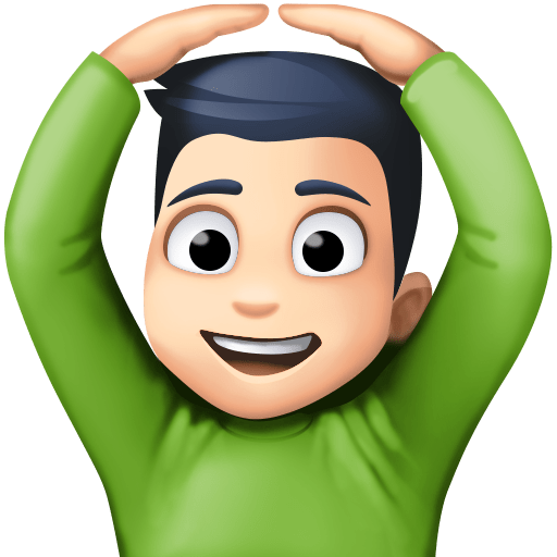 Homem Fazendo Gesto De “Ok”: Pele Clara para Facebook 16.0