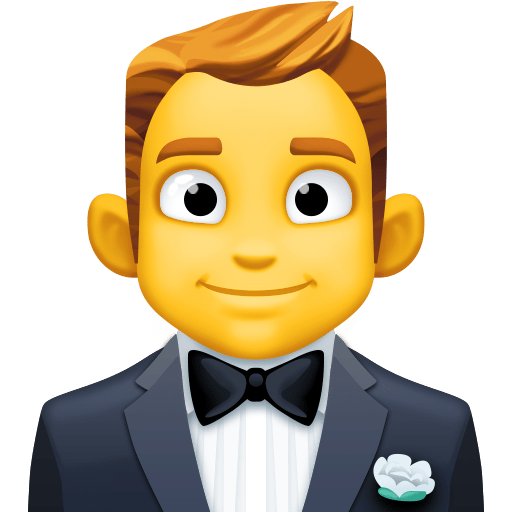 Мужчина в смокинге для Facebook 16.0