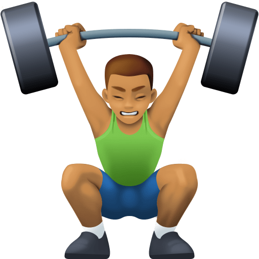 Homem Levantando Peso: Pele Morena para Facebook 16.0