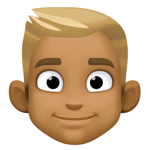 Homem: Cabelo Loiro: Pele Morena Escura para Facebook 16.0