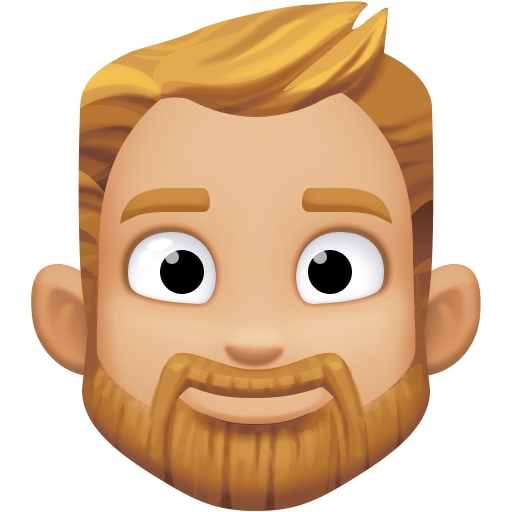 Man: Medium-Light Skin Tone, Beard para Facebook 16.0