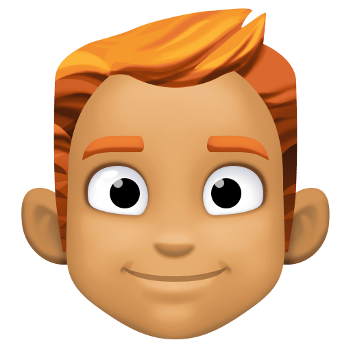 Homem: Pele Morena, Cabelo Vermelho para Facebook 16.0