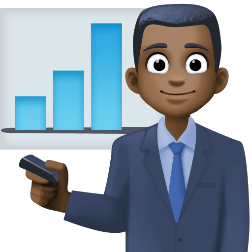 Funcionário De Escritório: Pele Escura para Facebook 16.0