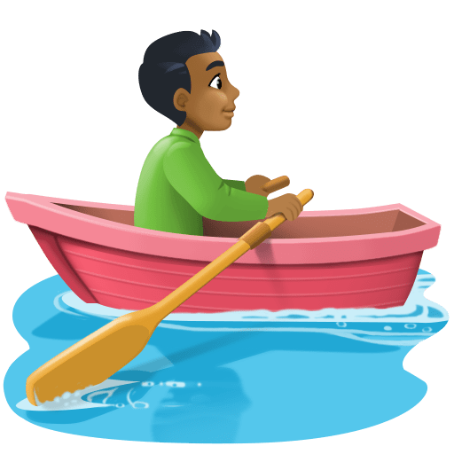 Homem Remando: Pele Morena Escura para Facebook 16.0