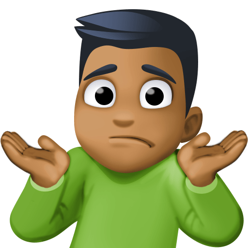 Homem Dando De Ombros: Pele Morena Escura para Facebook 16.0