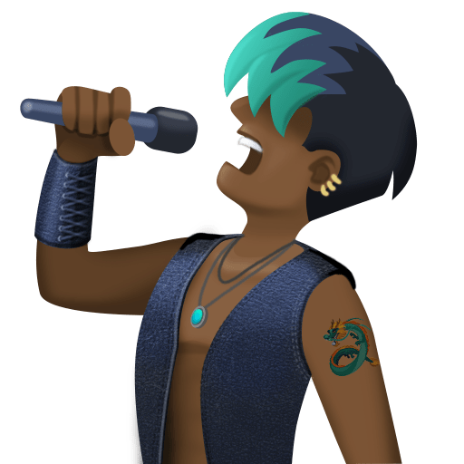 Cantor Homem: Pele Escura para Facebook 16.0