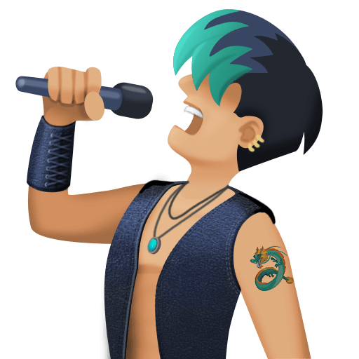 Cantor Homem: Pele Morena Clara para Facebook 16.0