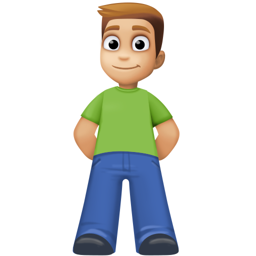 Homem Em Pé: Pele Morena Clara para Facebook 16.0