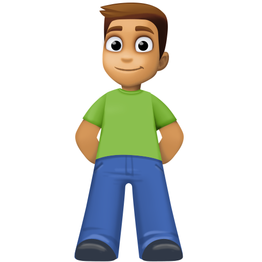 Homem Em Pé: Pele Morena para Facebook 16.0